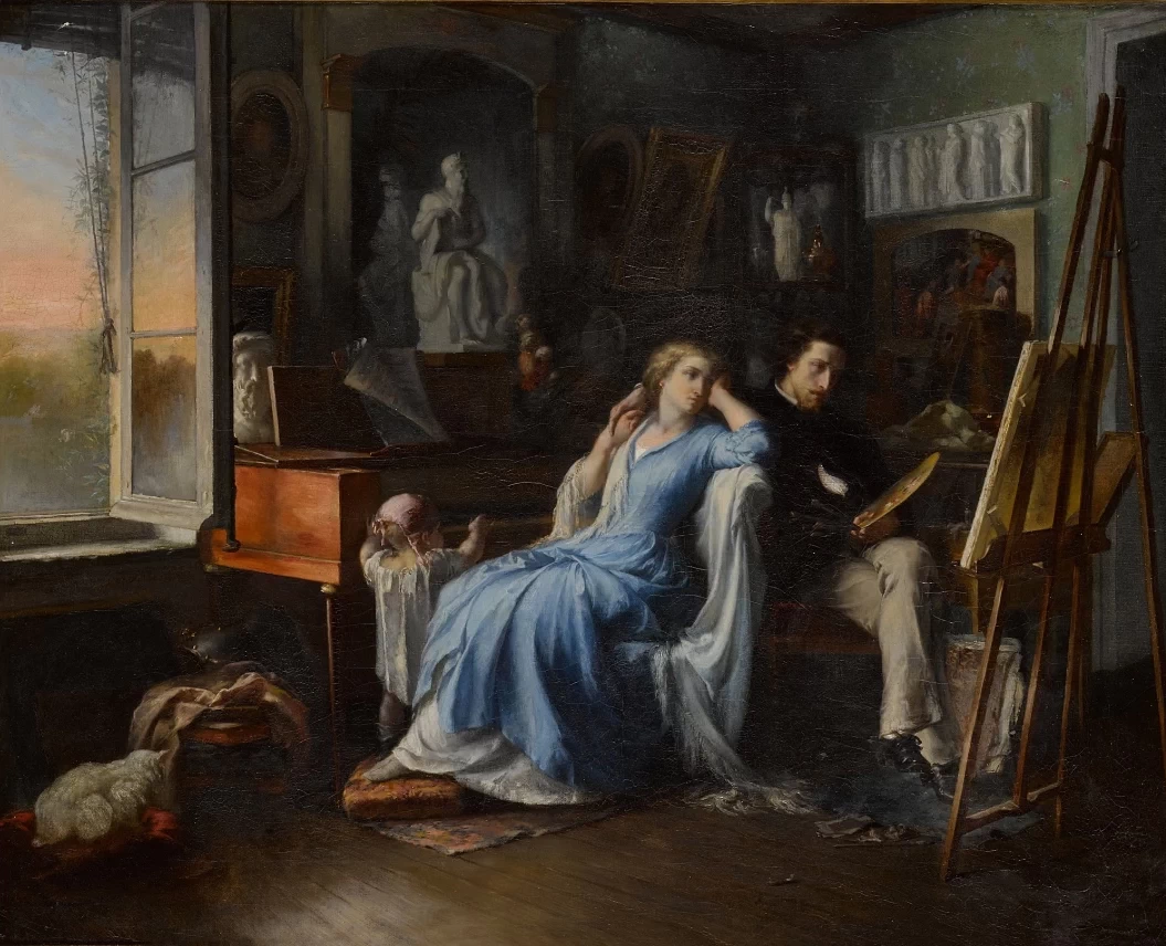 Lo studio del pittore